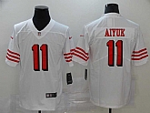 Nike 49ers 11 Brandon Aiyuk White 2020 NFL Draft First Round Pick Color Rush Vapor Untouchable Limited Jersey,baseball caps,new era cap wholesale,wholesale hats